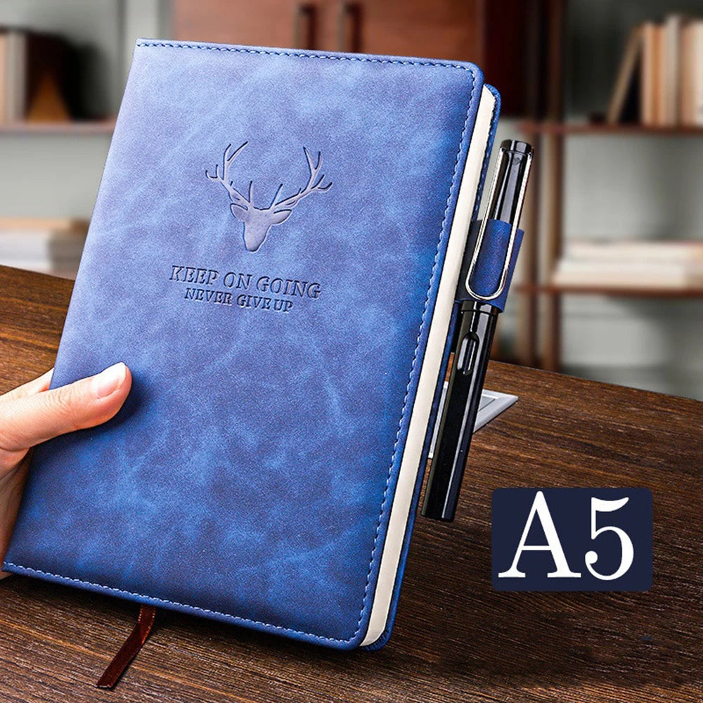 360 Pages Super Thick Leather A5 Notebook Daily Business Office Work Notebooks Notepad Diary School Supplies