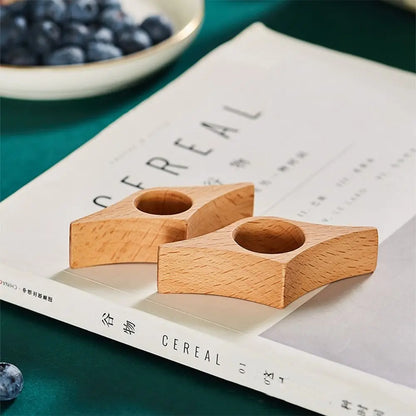 Solid Wooden Thumb Bookmark One Hand Reading Thumb Book Support Book Page Holder Convenient Bookmark Lovers Reading Aids Tools