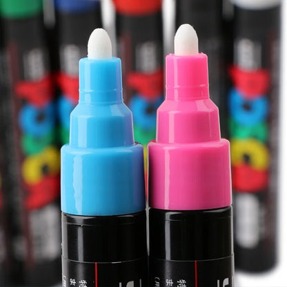 1pcs Uni POSCA Marker Pen Full Colours Range PC-3M Rotuladores Marking Art Pens DIY Graffitti Painting Study Supplies Paint Pen